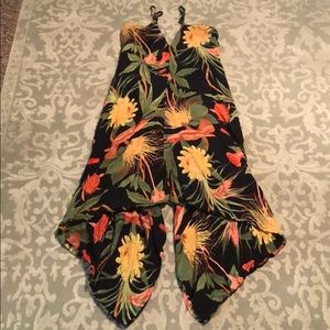 World Market floral print jumpsuit